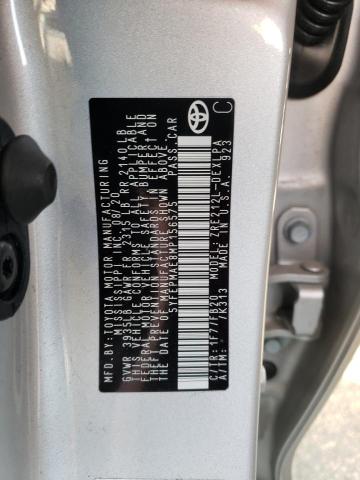 Photo 10 from auction – 2021 TOYOTA COROLLA LE with VIN 5YFEPMAE8MP156575