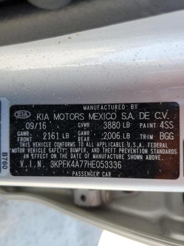 Photo 10 from auction – 2017 KIA FORTE LX with VIN 3KPFK4A77HE053336