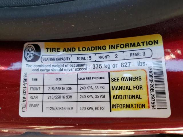 صورة رقم 10 من المزاد - 2014 FORD FOCUS SE مع VIN 1FADP3F20EL297564