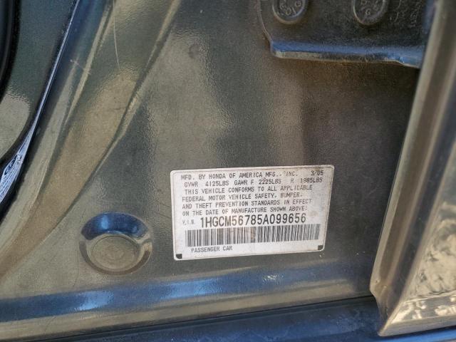Photo 10 from auction – 2005 HONDA ACCORD EX with VIN 1HGCM56785A099656