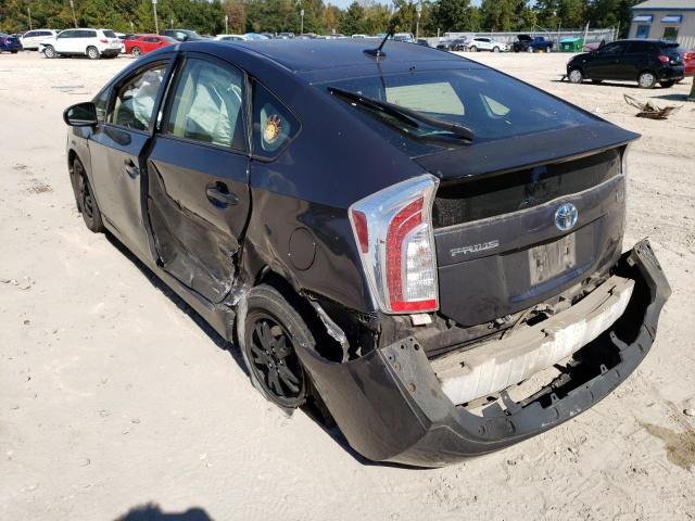 Photo 3 from auction – 2012 TOYOTA PRIUS with VIN JTDKN3DU2C1613082