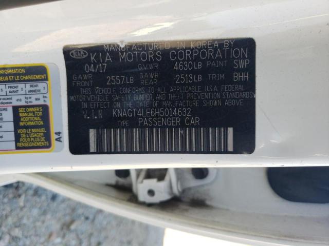 Photo 10 from auction – 2017 KIA OPTIMA HYB with VIN KNAGT4LE6H5014632
