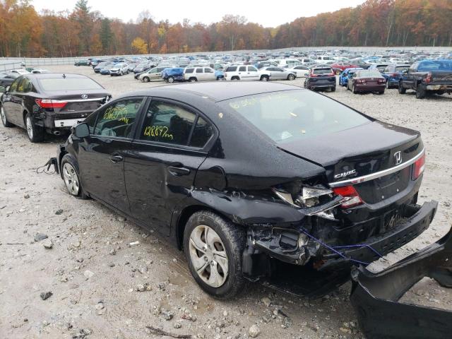 Photo 3 from auction – 2013 HONDA CIVIC LX with VIN 19XFB2F56DE261505