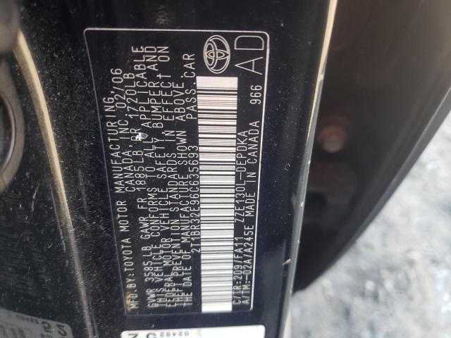 Photo 10 from auction – 2006 TOYOTA COROLLA CE with VIN 2T1BR32E96C635693