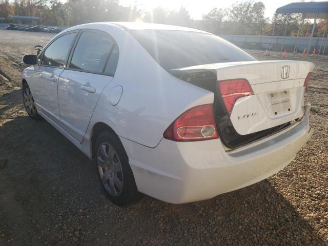 Photo 3 from auction – 2008 HONDA CIVIC LX with VIN 2HGFA16558H331357
