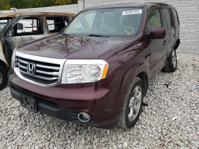 Photo 2 from auction – 2013 HONDA PILOT EX with VIN 5FNYF4H46DB051476