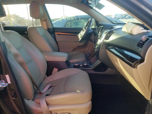 Photo 5 from auction – 2013 KIA SORENTO EX with VIN 5XYKUDA23DG327996