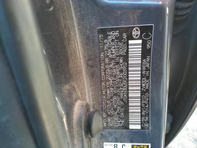 Photo 10 from auction – 2015 TOYOTA PRIUS with VIN JTDKN3DU5F2003952