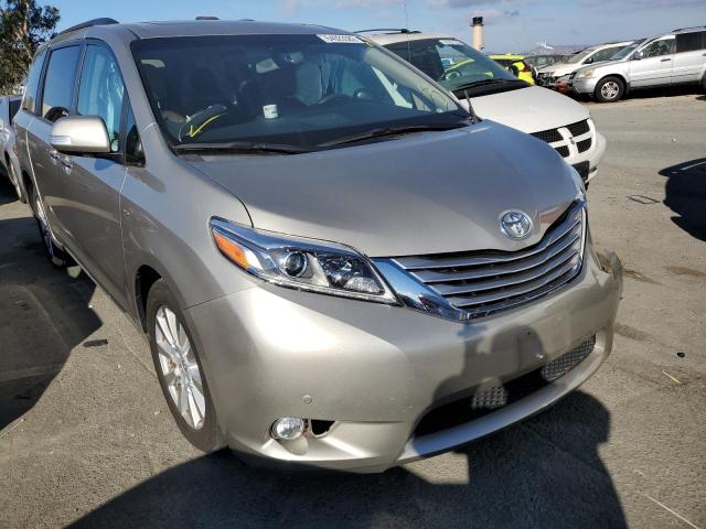 TOYOTA SIENNA XLE 2017 with VIN 5TDDZ3DC8HS153179 - Photo from auction
