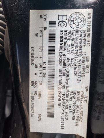 Zdjęcie 10 z aukcji – 2012 FORD FOCUS SE z VIN 1FAHP3K21CL218133