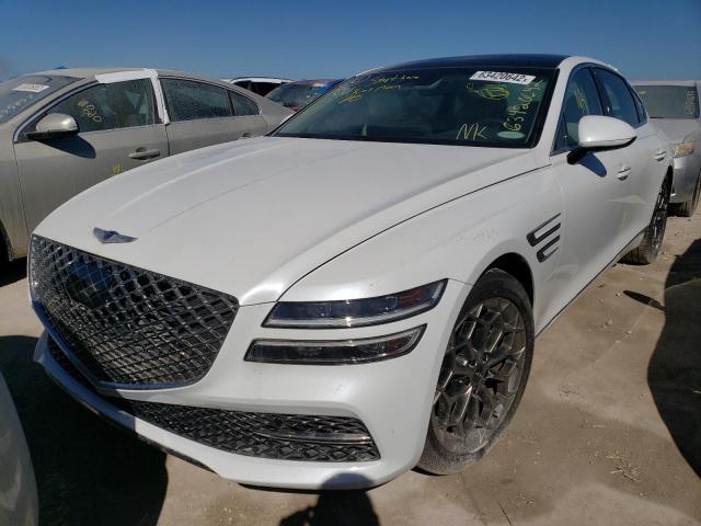 Photo 2 from auction – 2021 GENESIS G80 BASE with VIN KMTGB4SC0MU045592