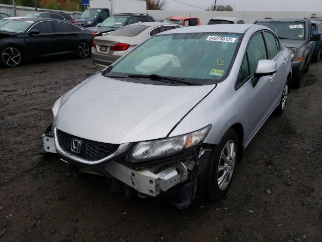 Photo 2 from auction – 2013 HONDA CIVIC LX with VIN 19XFB2F5XDE030316