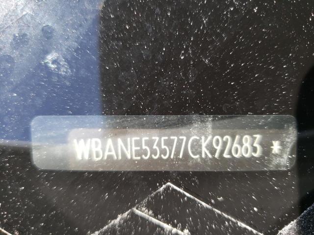 Photo 10 from auction – 2007 BMW 525 I with VIN WBANE53577CK92683
