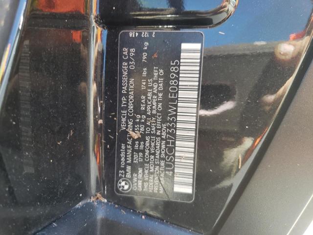 Photo 10 from auction – 1998 BMW Z3 1.9 with VIN 4USCH7333WLE08985
