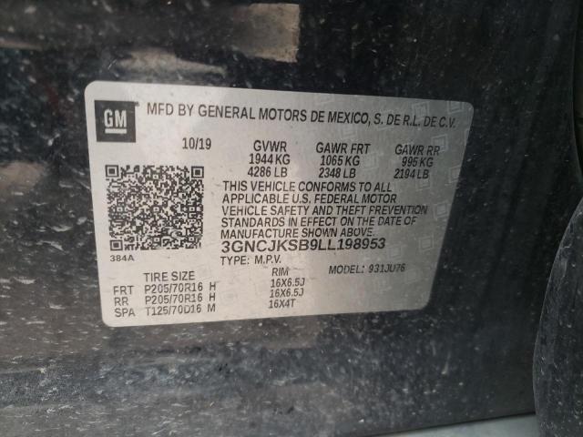 Photo 10 from auction – 2020 CHEVROLET TRAX LS with VIN 3GNCJKSB9LL198953