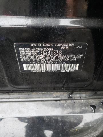 Foto 10 de la subasta – 2019 SUBARU WRX con VIN JF1VA1A63K9813770