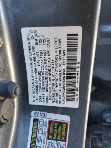 Photo 10 from auction – 2013 HONDA CR-V EX with VIN 2HKRM4H55DH600864