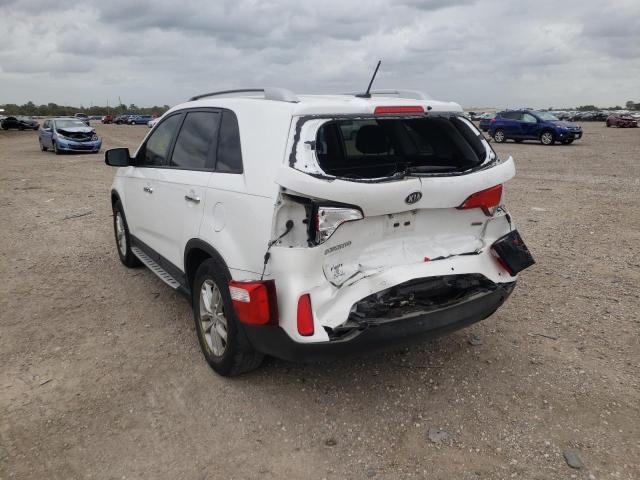 Photo 3 from auction – 2015 KIA SORENTO LX with VIN 5XYKT3A62FG615897