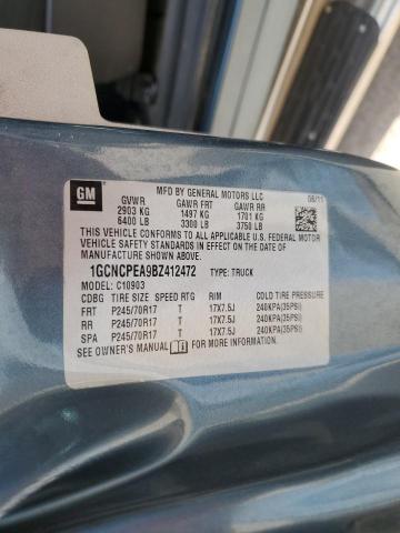 Photo 10 from auction – 2011 CHEVROLET SILVERADO with VIN 1GCNCPEA9BZ412472
