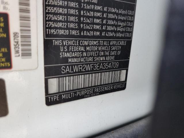 Photo 10 from auction – 2014 LAND ROVER RANGE ROVE with VIN SALWR2WF3EA354709