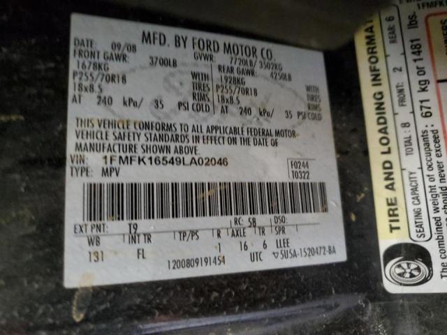 Photo 10 from auction – 2009 FORD EXPEDITION with VIN 1FMFK16549LA02046