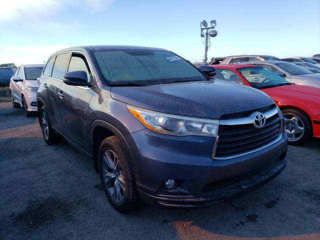 TOYOTA HIGHLANDER 2014 with VIN 5TDBKRFH5ES048036 - Photo from auction
