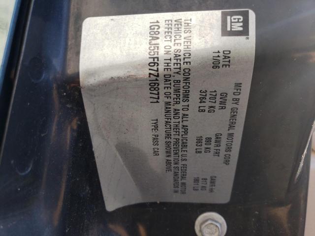 Photo 10 from auction – 2007 SATURN ION LEVEL with VIN 1G8AJ55F67Z168771