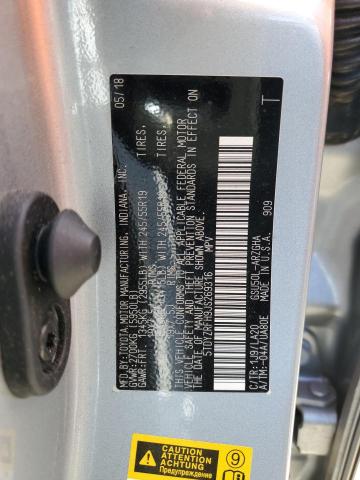 Photo 10 from auction – 2018 TOYOTA HIGHLANDER with VIN 5TDYZRFH9JS269316