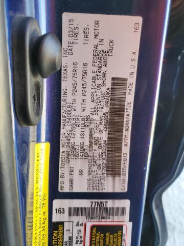Photo 10 from auction – 2015 TOYOTA TACOMA DOU with VIN 5TFJU4GN0FX080224