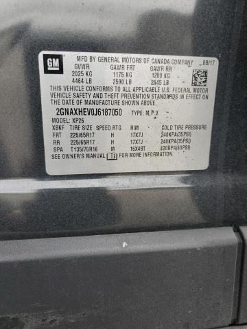 Photo 10 from auction – 2018 CHEVROLET EQUINOX LS with VIN 2GNAXHEV0J6187050