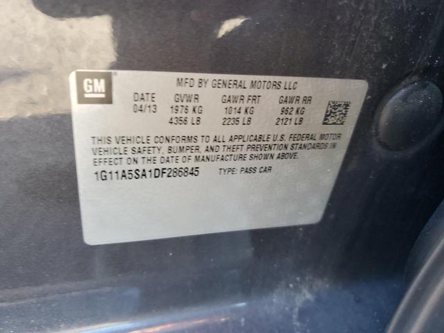 Photo 10 from auction – 2013 CHEVROLET MALIBU LS with VIN 1G11A5SA1DF286845