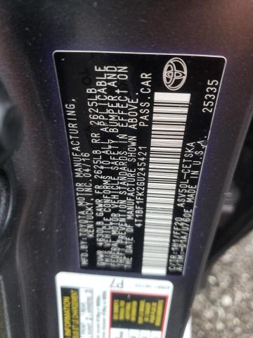 Photo 10 from auction – 2016 TOYOTA CAMRY LE with VIN 4T1BF1FK2GU245421