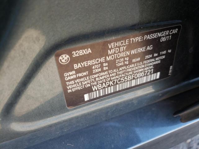 Photo 10 from auction – 2011 BMW 328 XI with VIN WBAPK7C55BF086721