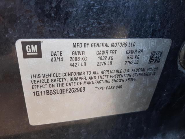 Photo 10 from auction – 2014 CHEVROLET MALIBU LS with VIN 1G11B5SL0EF262908