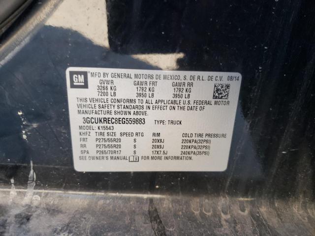Zdjęcie 10 z aukcji – 2014 CHEVROLET SILVERADO z VIN 3GCUKREC8EG559883