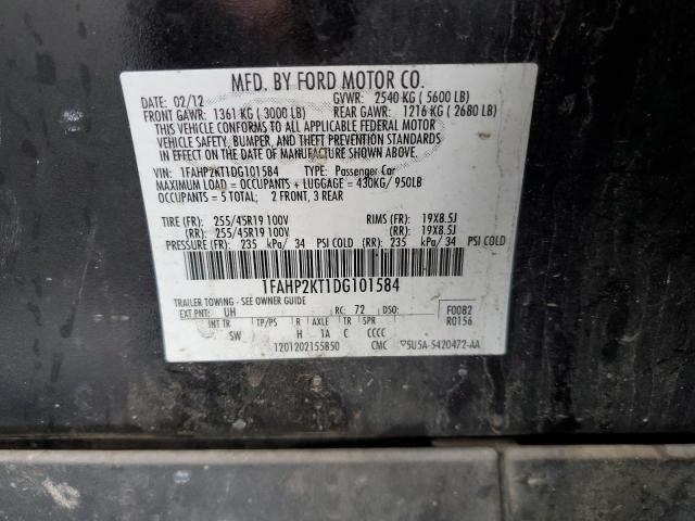 Photo 10 from auction – 2013 FORD TAURUS SHO with VIN 1FAHP2KT1DG101584