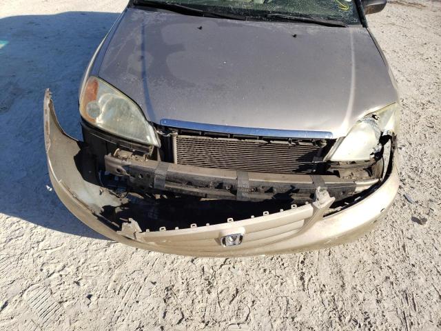 Photo 9 from auction – 2001 HONDA CIVIC DX with VIN 2HGES15561H558525