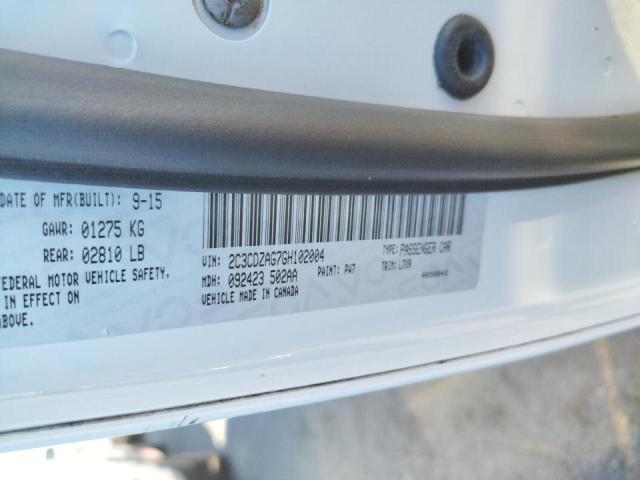 Photo 10 from auction – 2016 DODGE CHALLENGER with VIN 2C3CDZAG7GH102004