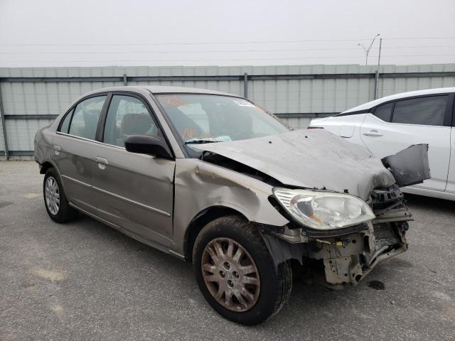 Photo 1 from auction – 2005 HONDA CIVIC LX with VIN 2HGES16645H532602