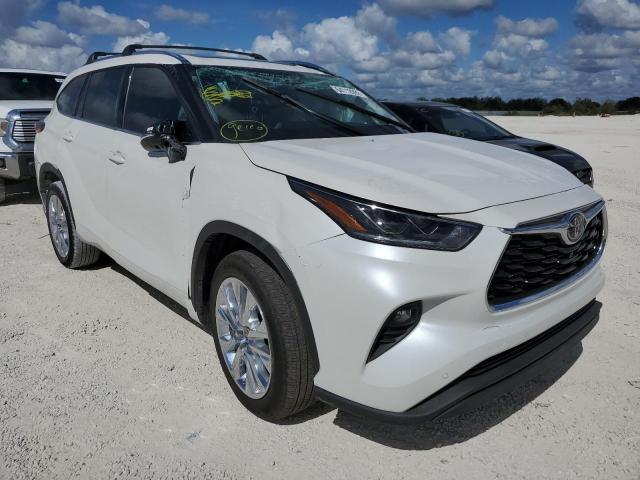 TOYOTA HIGHLANDER 2021 with VIN 5TDYZRAH5MS078150 - Photo from auction