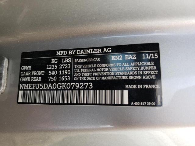 Photo 10 from auction – 2016 SMART FORTWO with VIN WMEFJ5DA0GK079273