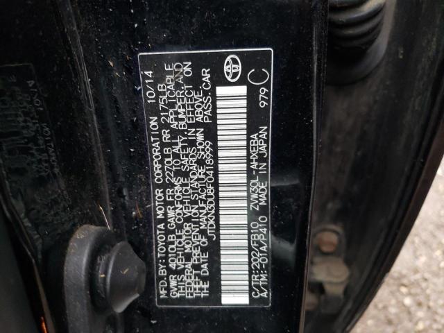 Photo 10 from auction – 2015 TOYOTA PRIUS with VIN JTDKN3DU8F0418999