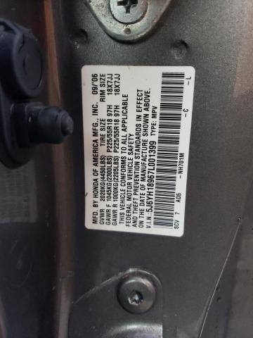 Photo 10 from auction – 2007 HONDA ELEMENT SC with VIN 5J6YH18967L001399