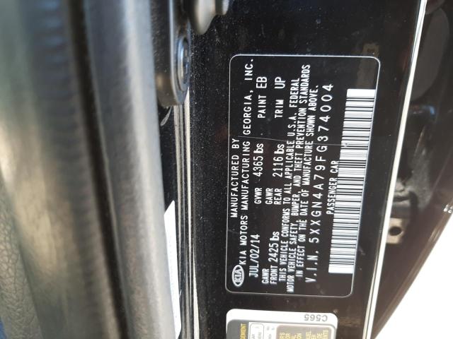Photo 10 from auction – 2015 KIA OPTIMA EX with VIN 5XXGN4A79FG374004