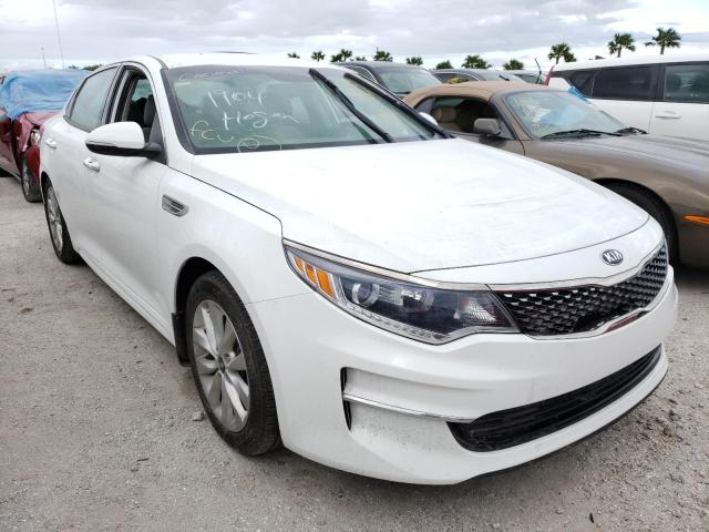 KIA OPTIMA EX 2018 with VIN 5XXGU4L3XJG207270 - Photo from auction