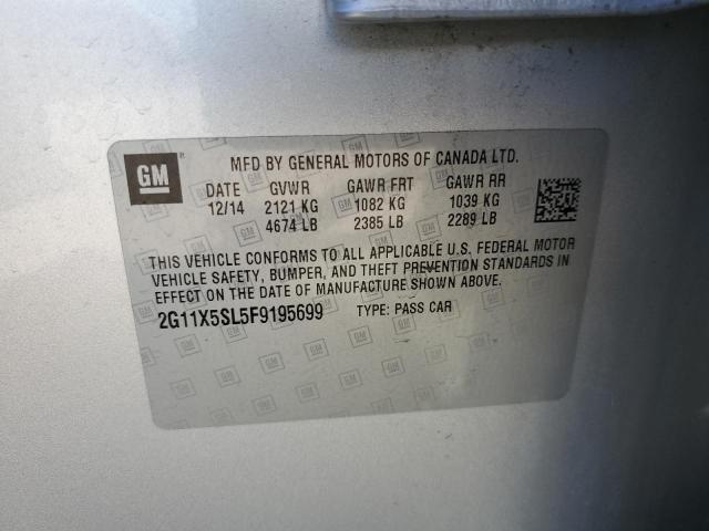 Photo 10 from auction – 2015 CHEVROLET IMPALA LS with VIN 2G11X5SL5F9195699