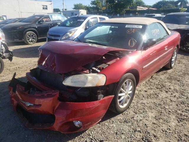 Photo 2 from auction – 2002 CHRYSLER SEBRING LX with VIN 1C3EL55R02N280367