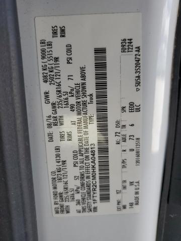 Photo 10 from auction – 2017 FORD TRANSIT T- with VIN 1FTYR2CM0HKA04813