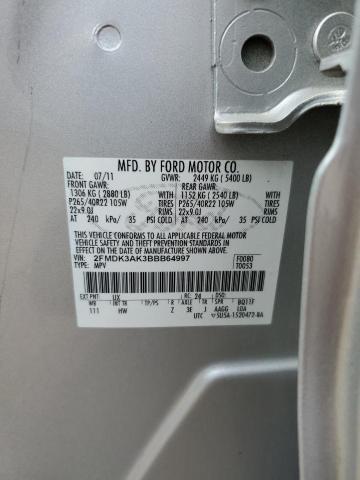 Photo 10 from auction – 2011 FORD EDGE SPORT with VIN 2FMDK3AK3BBB64997
