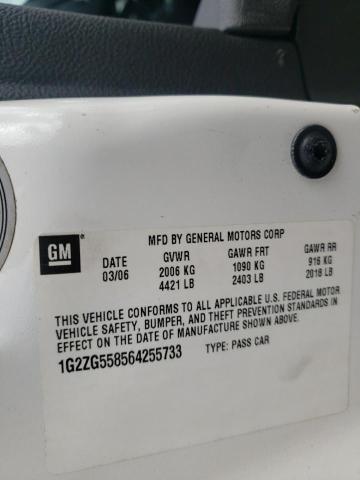 Photo 10 from auction – 2006 PONTIAC G6 SE1 with VIN 1G2ZG558564255733